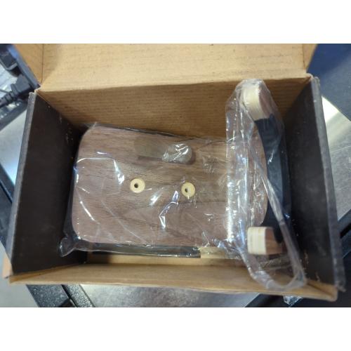 Guitar Wall Mount Hook: Modern Design Walnut Wood Guitar Hanger for Storage & Display. Heavy Duty Ply Guitar Holder for The Wall. Hangers Stand for Acoustic Guitars, Ukulele, Bass, Violin, Cello