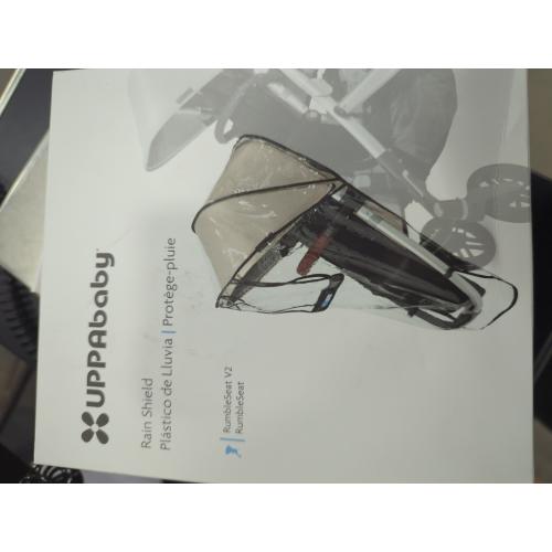 UPPAbaby RumbleSeat Rain Shield / Compatible with RumbleSeat models 2015-2019, V2, V2 , and V3 / Waterproof and Windproof Coverage / Ventilated Design / Quick Attachment / Easy Access to Child