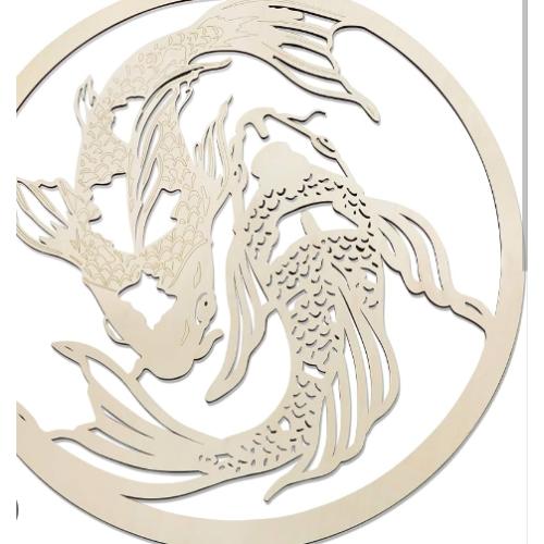 Fourth Level Manufacturing 33 Yin yang koi fish