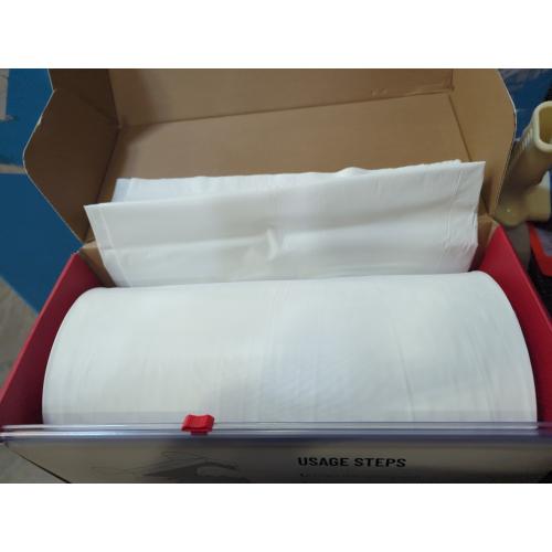 Plastic Table Cloth, 310 Ft X 54 in Disposable Tablecloth White Plastic Tablecloth with Any Cut Sliding Cutters Premium Table Cover Roll for Picnics, Parties, Birthdays, Weddings