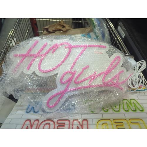 Size 16.1x 9.4 Color Pink You Glow Girl Neon Sign for Wall Decor, Hot Girls LED Light, 16.1 * 9.4 Inch (D069)