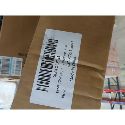 BYMECOST Laptop Desk for Bed, Adjustable Height & Length Laptop Bed Table,Overbed Table with Wheels for King & Queen Size Beds,Rolling Standing Desk,Over Bed Desk for Working Reading Eating