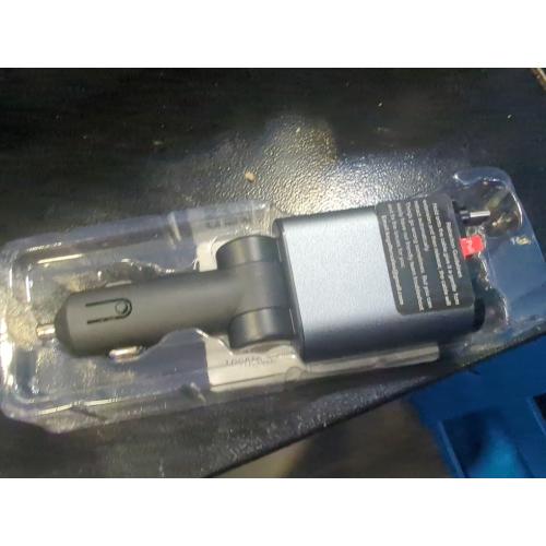 Retractable Car Charger, 3 in 1 Fast Car Phone Charger 50W, 1 TypeC Retractable Cables and USB Port,USB C Car Charger Compatible with iPhone 17/17 Pro Max/16/15/14/13/12/11,for Galaxy S25,Pixel 10