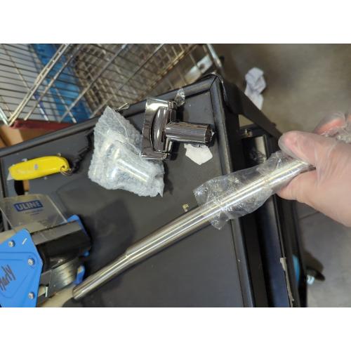 2 Pack Curved Shower Curtain Rod, 42-72 inches Extra Wide Round Shower Curtain Rod Adjustable, Rust Proof Curved Shower Rod for Bathroom, Premium Stainless Steel, Need to Drill Silver