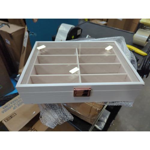 ProCase Wooden Sunglasses Organizer Trays for Men Women, Storage Box for Eyewear