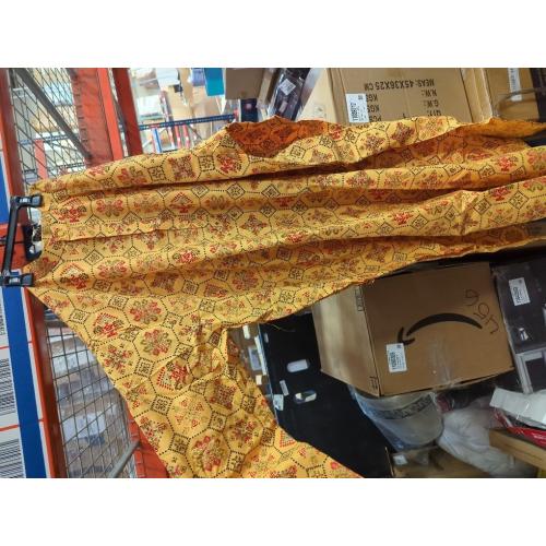 Size 54 Sojanya (Since 1958 Men'S Cotton Linen Blue Foil Printed Only Long Kurta