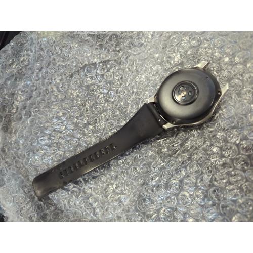 Samsung Galaxy Ai Watch 8 Classic Latin American Version SM-L500NZ (46mm) Bluetooth Wellness Tips Heart Rate Sleep to Workout Fitness Tracker (Silver Black Band SM-L500NZKALTA)