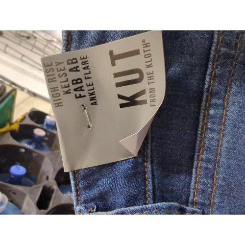 Size 14 KUT from the Kloth Women's high rise Kelsey FAB AB ankle flare