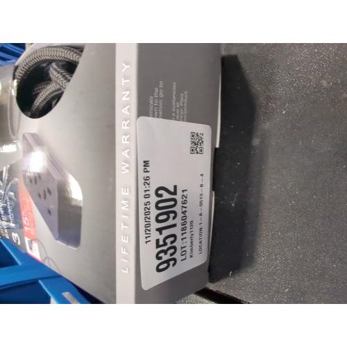 GE 15-ft 16/3 Black 3 Prong Indoor SJT Light Duty