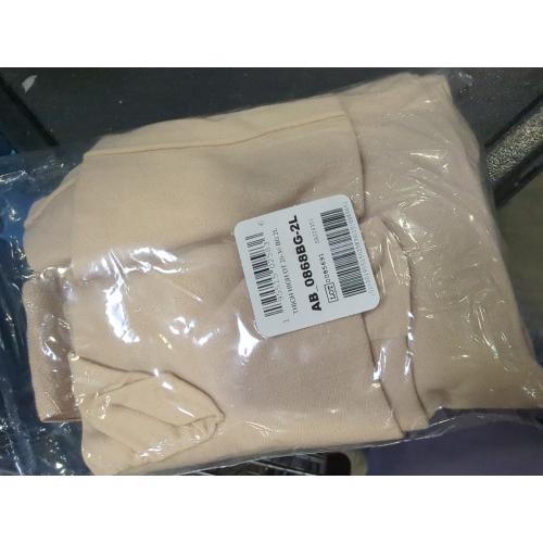 Size 2x-large Amazon Basic Care Medical Compression Stockings, 20-30 mmHg Support, Women & Men Thigh Length Hose, Open Toe, Beige, 2X-Large (Previously NuVein)