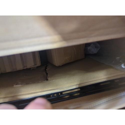 Overhead Garage Storage Rack for 8-10 FT Ceiling, Heavy-duty 4x4 FT Ceiling Storage Racks with Safety Lock, Ideal for Garage Storage Mounted Lift System and Storage Organizer, 250lbs Capacity