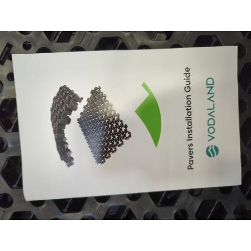 Vodaland Permeable HexPave System - Grass & Gravel Pavers - 100% Recycled PPE Plastic, Handles 27,000 lbs, 1 Depth, 65 s.f / 22 Units