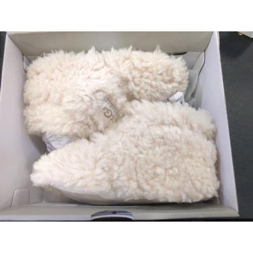 White Size Small UGG® Baby Bixbee Booties - White - 2/3