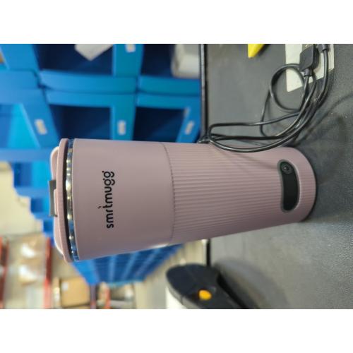 Lilac 13.5oz GO Heated Coffee Mug, Travel Mug, 13.5 OZ. Smart Mug, Battery Powered Heated Coffee Mug, Great for Coffee and Tea, Snap on Magnetic Charging Cord, New and Improved (Lilac)