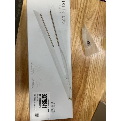 Kristin Ess 3-in-1 Flat Iron, White