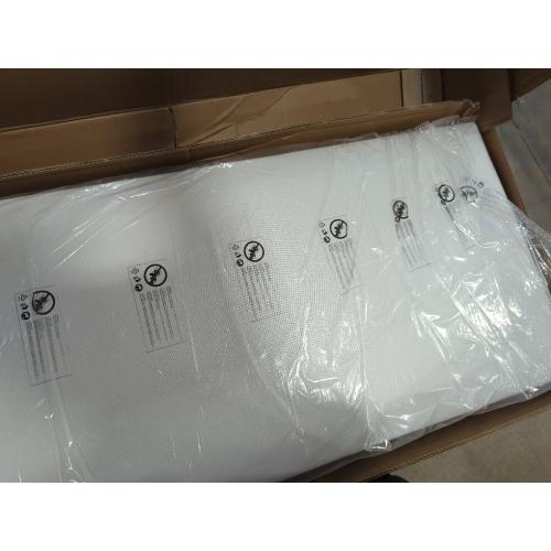 Belo Upholstered King Platform White Bed