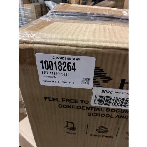 Bonsaii 12-Sheet Micro Cut Shredders for Home Office, 60 Minute P-4 Security Level Paper Shredder for CD, Credit Card, Mails, Staple, Clip, with Jam-Proof System & 4.2 Gal Pullout Bin C266-B