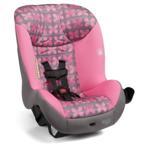 Cosco Kids Scenera Extend Infant & Toddler Convertible Car Seat, Pink Butterfly