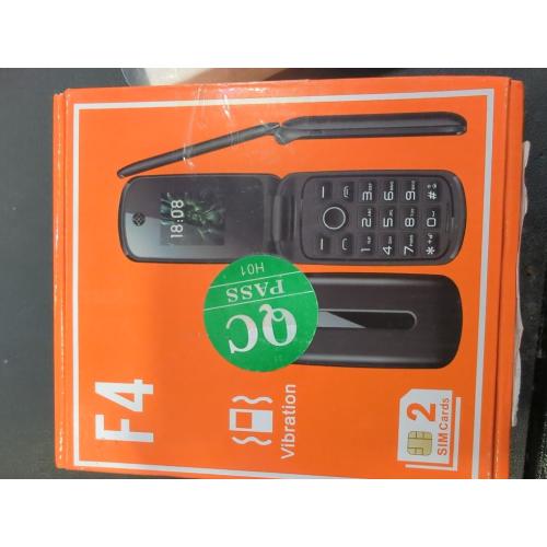 Black ASHATA F4 Senior Flip Phone, 2G SOS Big Mobile Phone with Powerful Flashlight, 1.77 Screen, Dual SIM, High Volume, Basic Cell Phone for Elderly, 1200mAh Battery, Easy to Use (US)