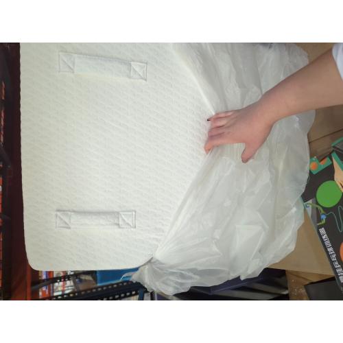 Wedge Pillow, Bed Wedge Pillows for Sleeping, Snoring, Back Support, After Surgery, Foam Triangle Pillow, Removable Washable Cover (White, 5in)