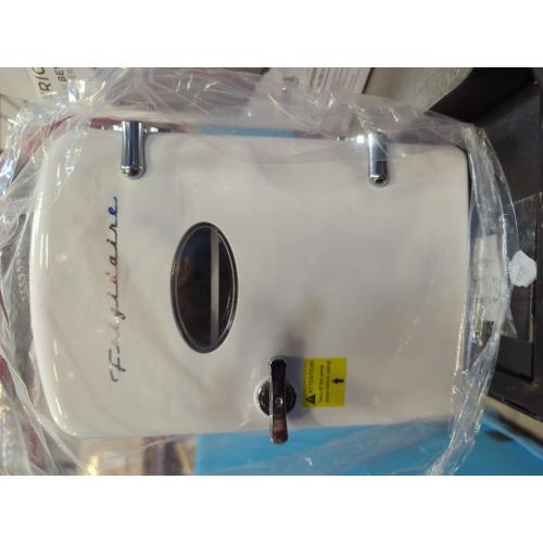 Frigidaire 6 Can/4L Mini Personal Retro Fridge Cooler EFMIS229-Moonbeam, Includes Home and 12V Car Cord, 4-liter capacity chills six 12 oz. soda cans