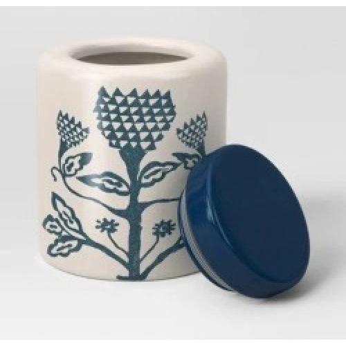 Threshold stoneware canister MISSING LID