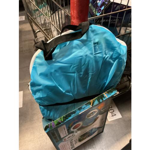 W&O Frozen Princess Tent for Girls with Magical Sound Button, LED Lights, Crown & Wand – Indoor & Outdoor Frozen Tent for Girls Ages 3-7