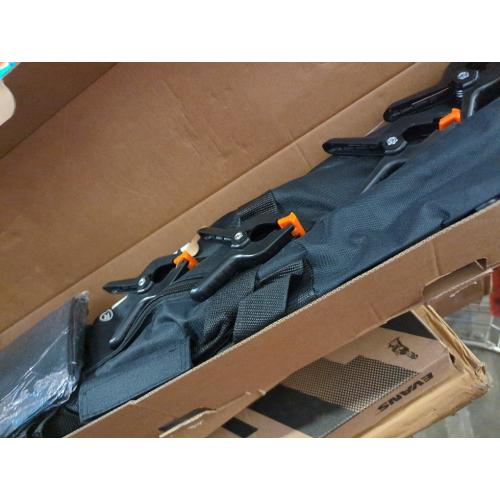 EMART Backdrop Stand 10x7ft(WxH) Photo Studio Adjustable Background Stand Support kit with 2 Crossbars, 8 Clamps, 2 Sandbags and Carry Bag for Parties, Events Decoration, Wedding, Photography