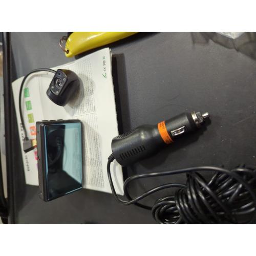 Vehicle Black Box 1pc Car Driving Compact Automobile Recorder Motion Dual Lens Design for Front and Interior Easy to Use for Vehicle Safety