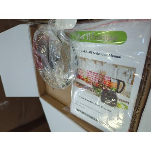 Grey La Reveuse 4-Cup Food Processor Vegetable Chopper for Slicing,Shredding,Grating,Juicing,Emulsfying,Mixing,400 Watts