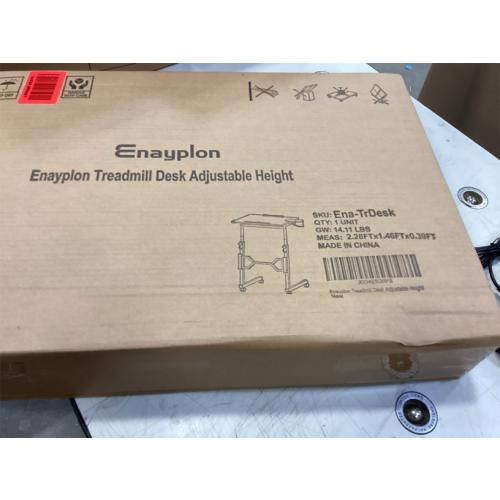 Small Standing Desk with Wheels, Portable Treadmill Desk, Rolling Desk Adjustable Height for Laptop, Mobile Standing Table for Walking Pad, Bedside Table