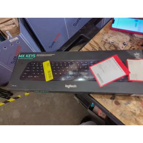 Logitech MK345 Wireless Keyboard and Mouse Combo with Palm Rest, 2.4 GHz USB Receiver, Compatible with PC, Laptop, Black