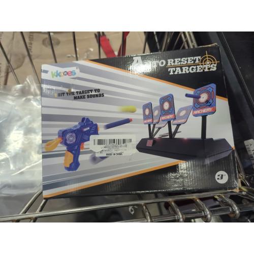 Color Blue KKONES Electric Scoring Auto Reset Shooting Digital Target for Nerf Guns Shooting Target