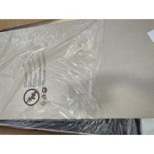 Beige King Bed Frame