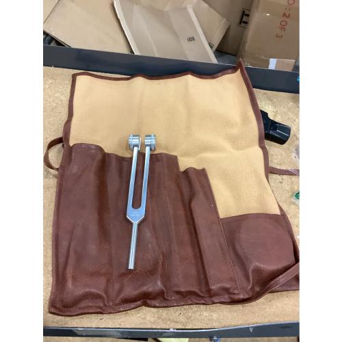 Tuning Forks for Healing Set – Weighted Chakra Tuning Fork Set 128Hz 136.1Hz 256Hz 512Hz with Sound Therapy Activator and Pouch Solfeggio Kit for Healing Therapy Meditation