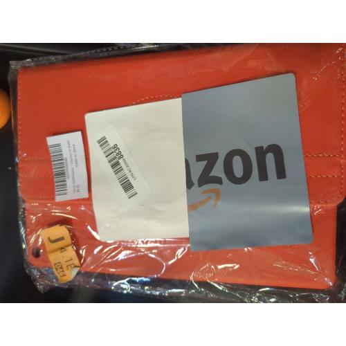 iPad 10.2 Inch Case - 360 Rotating Protective Cover with Sleep Function (Orange)