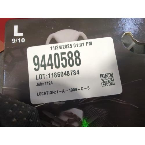 Size L 9/10 Color Black Disney Men's Nightmare Before Christmas Slippers - Jack Skellington Plush Slip-On House Shoe Slides