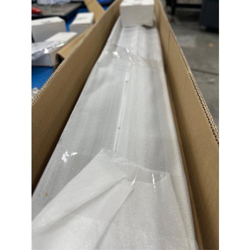 Heavy Duty Bypass Sliding Closet Door Track Hardware 60, 5FT Aluminium Pocket Door Track Rail Set, Smoothly and Quietly, for 2 Door System