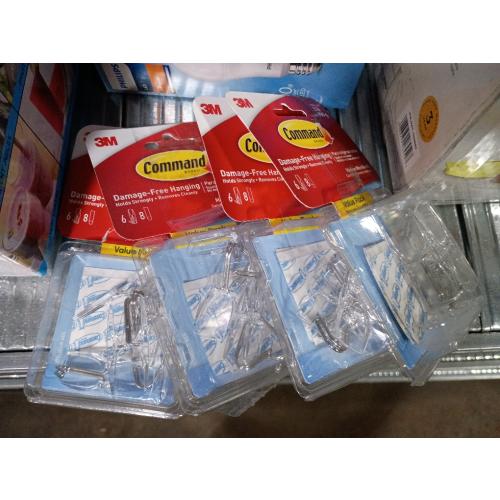 3M Command Medium Plastic Wire Hooks 2.17 in. L 6 pk (4)