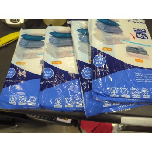 Pack of 4 Size 51x47 Super Jumbo Size 51X47 Vacuum Storage Bags for Storage Organization