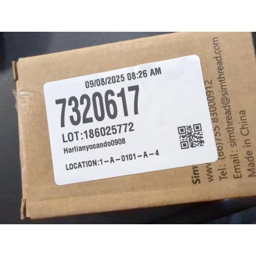 Sim Threads So Fine 3-Ply 50 Weight Polyester Sewing Thread Cone - 5500 Yards (#843 Beige)