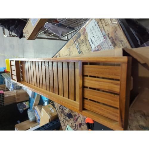 VaeFae Teak Bathtub Tray  Wooden Bath Caddy Tray for Bathtub  Bath Tub Wood Tray Table for Tub