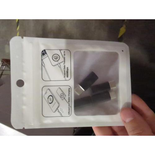 Temdan 4 Pack Lightning to USB C Adapter for iPhone 15/16 Pro/16 Pro Max/Plus,Samsung S25/S24,USB C Charger Connector Cable,for iPhone 16/15 Charger,16/15 Accessories - Black(Not for Audio/OTG)