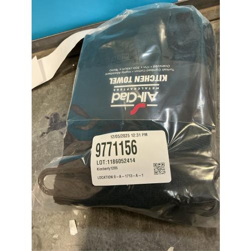 All-Clad Solid Cotton Kitchen Towel, 1-Pack, Fennel