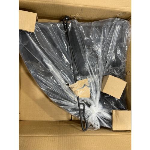 Fire Pit Spark Screen, Fire Pit Screen 36 Inch Round with Handle & Poker, Collapsible Heavy Duty Mesh Fire Pit Cover Fire Pit Lid for Outdoor/Patio/Backyard/RV Camping/Beach