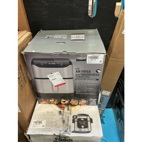 Bella PRO - 6-qt. Touchscreen Air Fryer - Stainless Steel