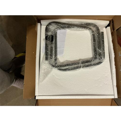 20 inches Round Coffee Table, Wooden Surface Top & Sturdy Metal Legs Coffee Table with Fluted, End Table for Living Room Bedroom Office Balcony Yard (Walnut, 20 inches)