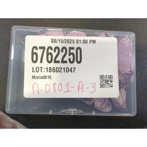 GEORLD Edible Wafer Paper Butterflies Set of 48 Purple Cake Decorations, Cupcake Topper