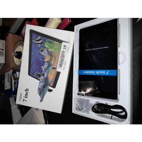 7 inch Tablet, Androi Tablet with, 2GB 32GB 1TB (Expand), Quad-Core, BT, Wi-Fi, Educational, Music