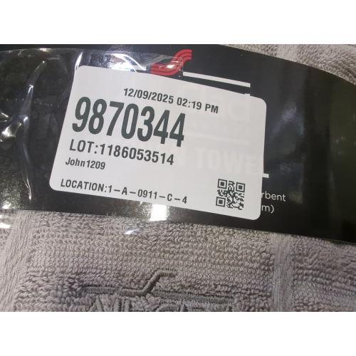 Set of 3 Size 17x30 Color Grey All-Clad Solid Kitchen Towel: Highly Absorbent, Super Soft Long Lasting - 100% Cotton, 17x30 Tea Towel for Cleaning & Drying Dishes, Pans, Glassware, or Countertops,  Titanium Gray